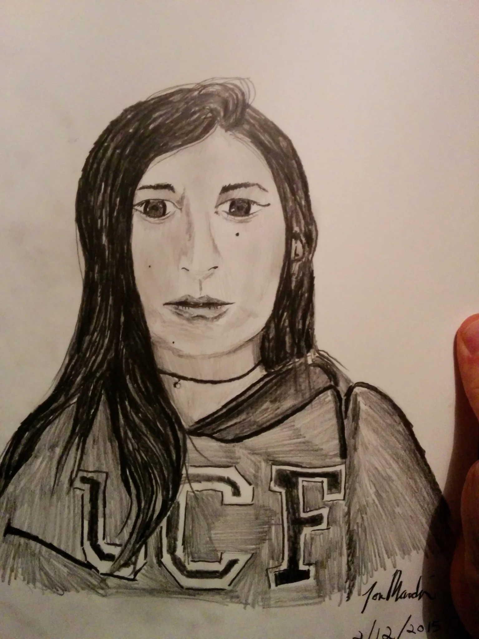 Drawing each-other during class