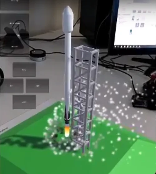 Augmented Reality Rocket Demo