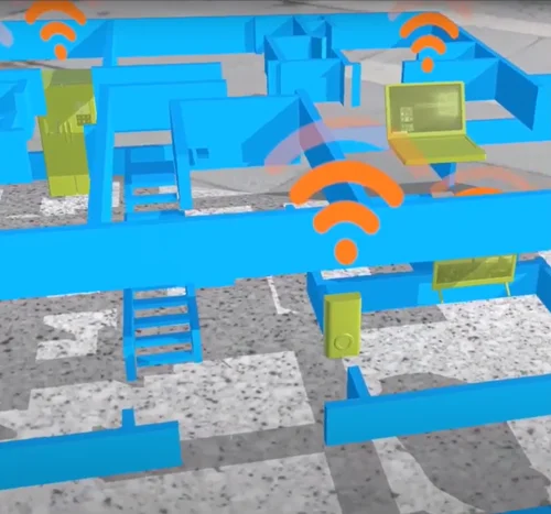 AR Application for visualizing WiFi propagation throughout a home
